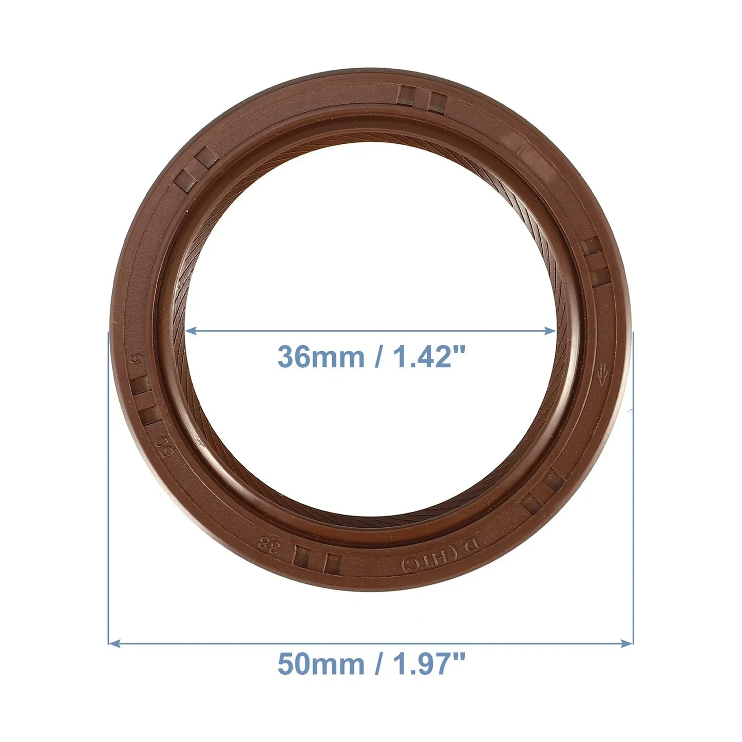 2 x Engine Crankshaft Oil Seals for Lexus CT200h (2012-2017)