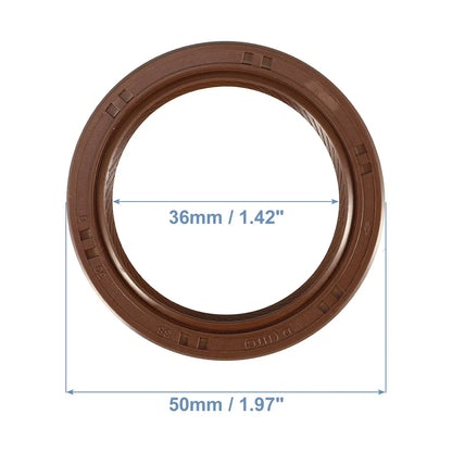2 x Engine Crankshaft Oil Seals for Lexus CT200h (2012-2017)