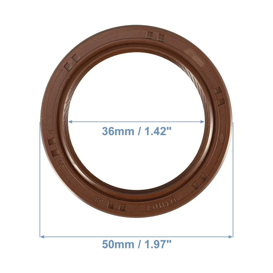 2 x Engine Crankshaft Oil Seals for Lexus CT200h (2012-2017)
