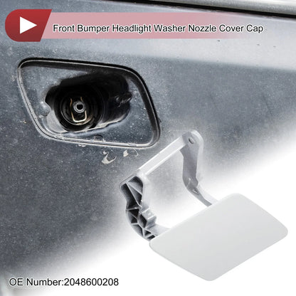 Front Right Washer Nozzle Cover for Mercedes-Benz GLK350 (2010-2015) White