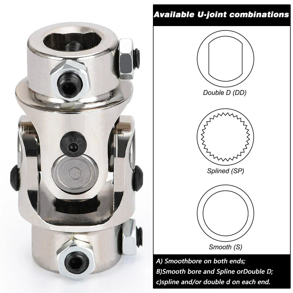 Steering Universal U-Joint 3/4" DD for Hot Rod