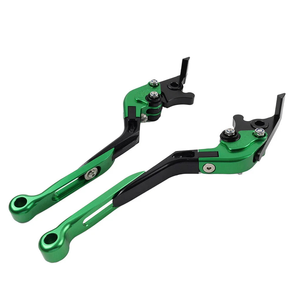 CNC Green Extendable Brake Clutch Levers for Ducati MONSTER (620-796)