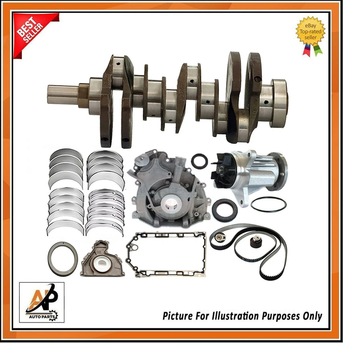 Engine Crankshaft and Engine Rebuild Kit for Jaguar XF X351 3.0 Diesel (2009–2015)