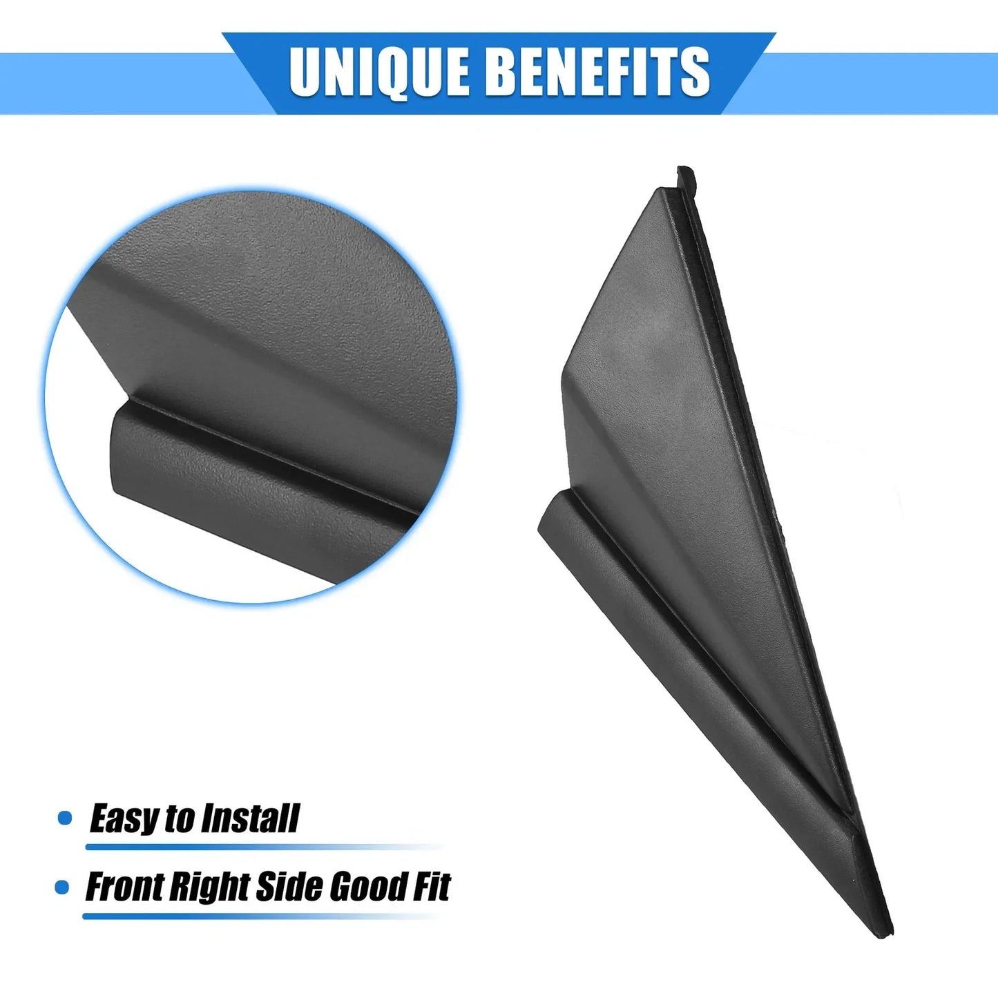 Right Mirror Corner Triangle Fender Cover for Hyundai Elantra (2011-2016)