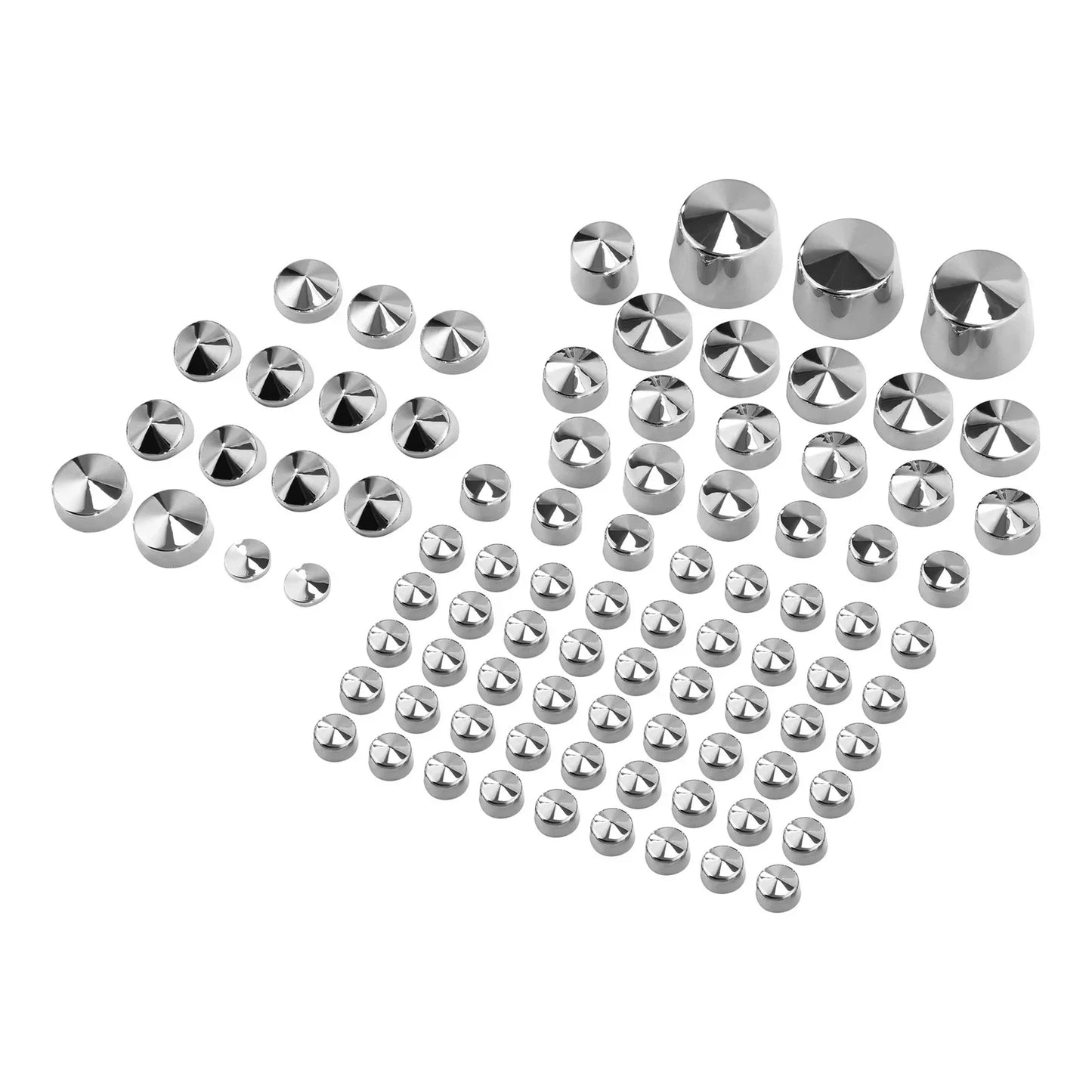Chrome Bolt Caps for Harley Davidson Softail Twin Cam (1984-2006)