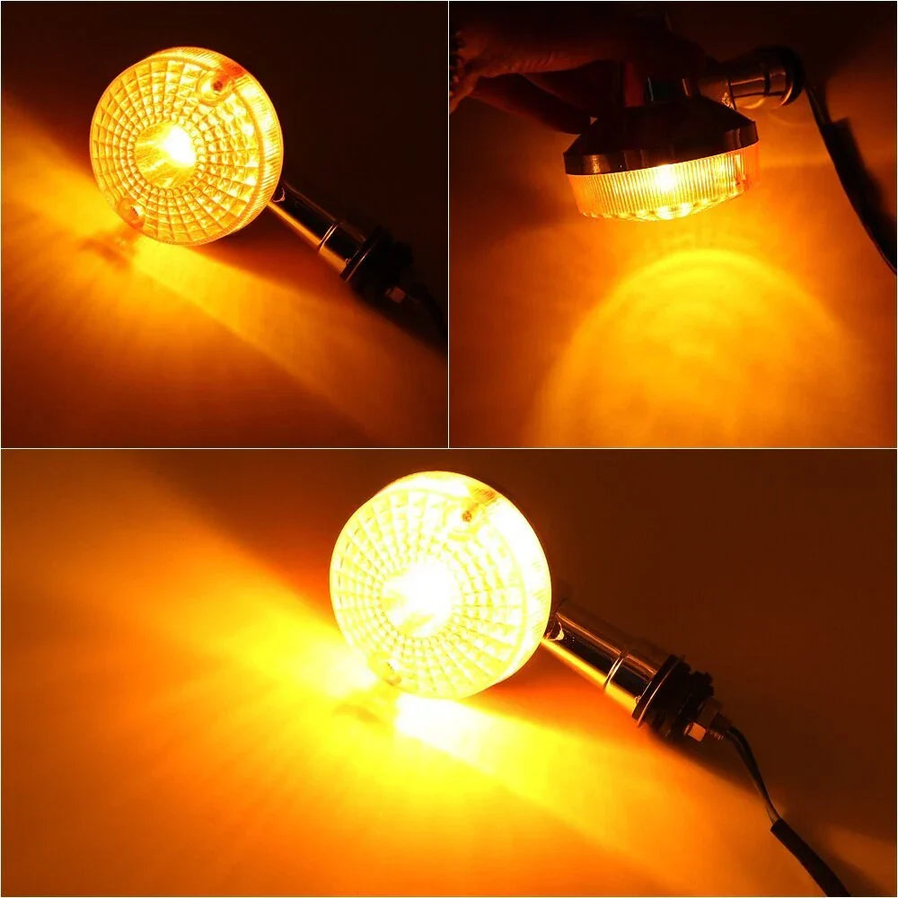 Amber Turn Signal Indicator Light for Universal Scooter 12V