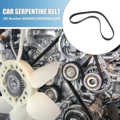 2 x Car Serpentine Belts for Lexus RX 330 Base (2005)
