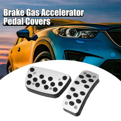 2 x Car Brake Gas Accelerator Pedal Covers for Toyota Camry (2018-2023)