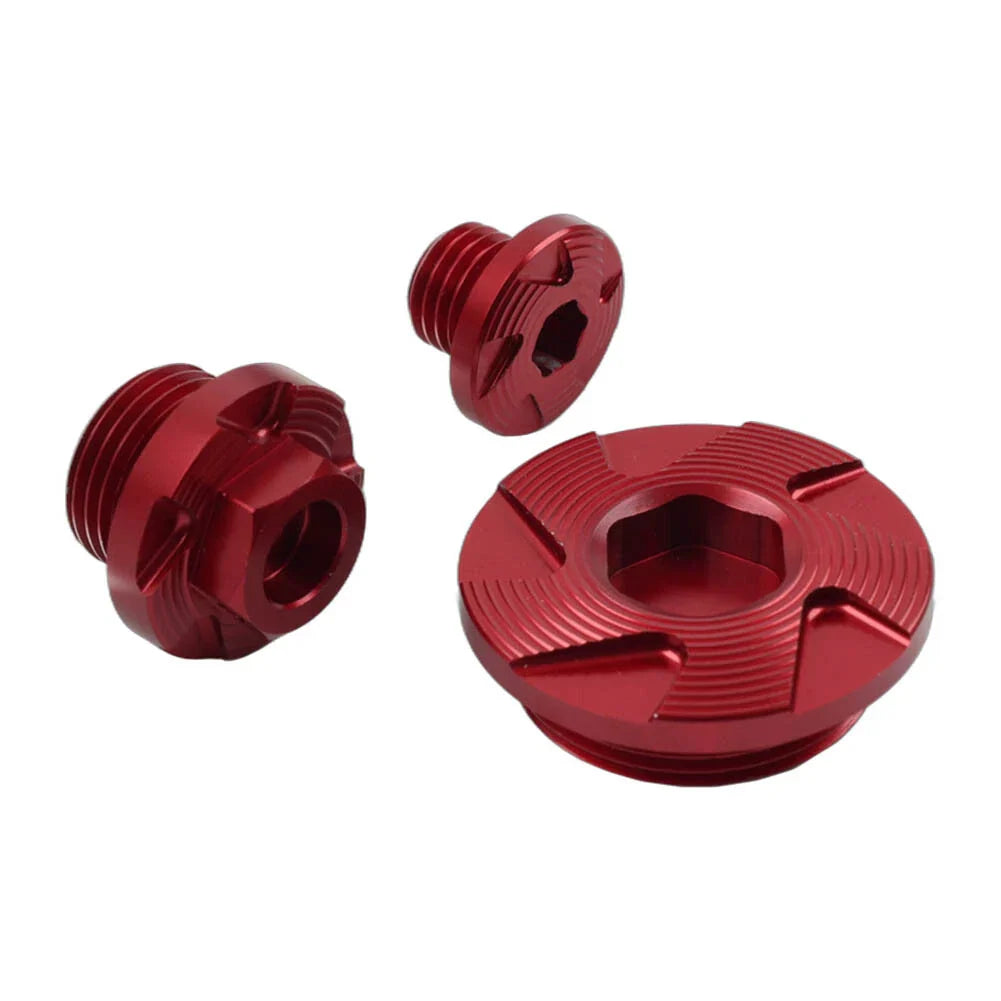 Engine Timing Oil Filter Plugs Bolts Set for Kawasaki KX250 KX450 KLX450R