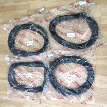 Door Rubber Seal Weatherstrip Set 4 Fits Toyota Corona RT60 4D Sedan 1968-70 D08