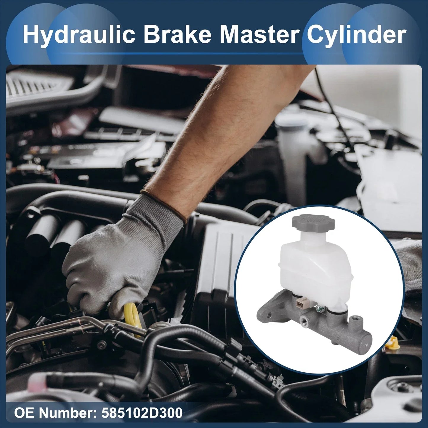 Brake Master Cylinder with Reservoir for Hyundai Elantra (2001-2006)