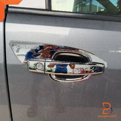 Chrome Door Handle Cover + Keyhole for Holden Colorado RG Ute (2012-2020)
