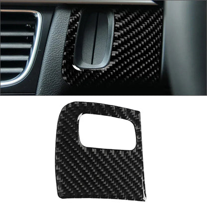 Carbon Fiber Engine Start Key Frame Cover for Audi A4 A5 S5 (2008-2016)