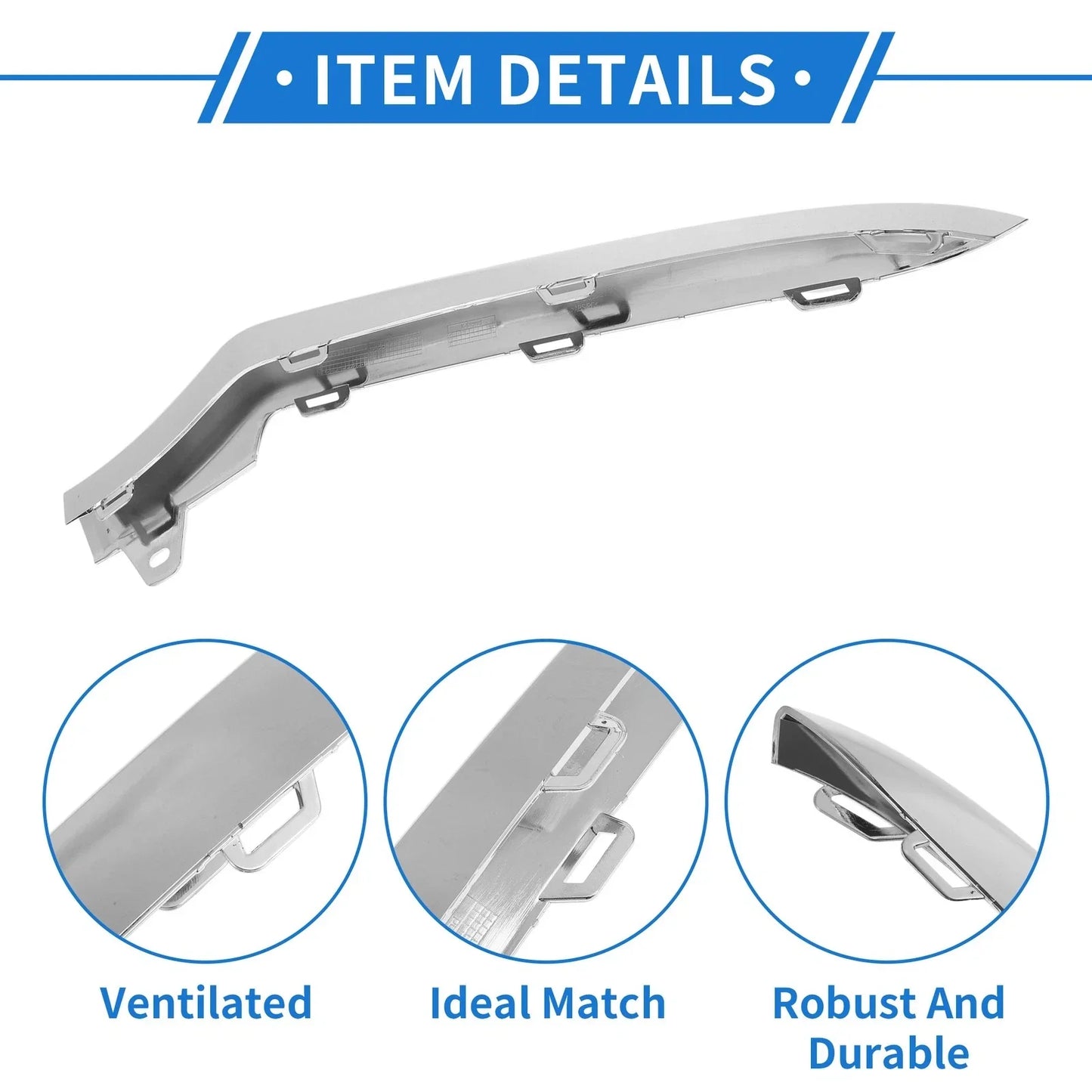 Bumper Grille Trim Garnish for Mercedes-Benz W212/E (2014-2015)