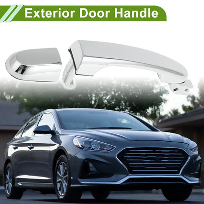 Exterior Door Handle for Hyundai Kia Silver Tone Front Right (2011-2016)