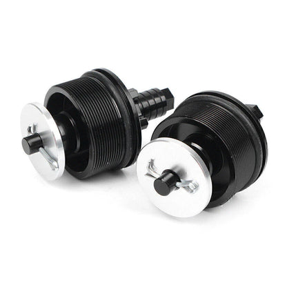 CNC Aluminum Motorcycle Preload Adjusters Fork Bolts  Black for Honda CB400