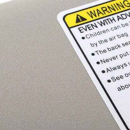 Gray Right Side Sun Visor with Vanity Light for Toyota Highlander (2008-2013)