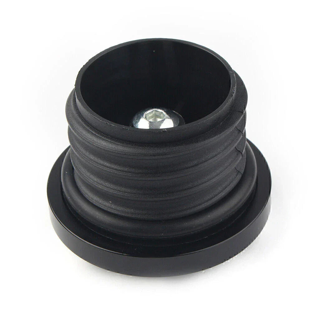 Black Fuel Gas Tank Oil Cap Cover for Harley FXS FXDF FXDL XL