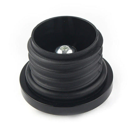 Black Fuel Gas Tank Oil Cap Cover for Harley FXS FXDF FXDL XL