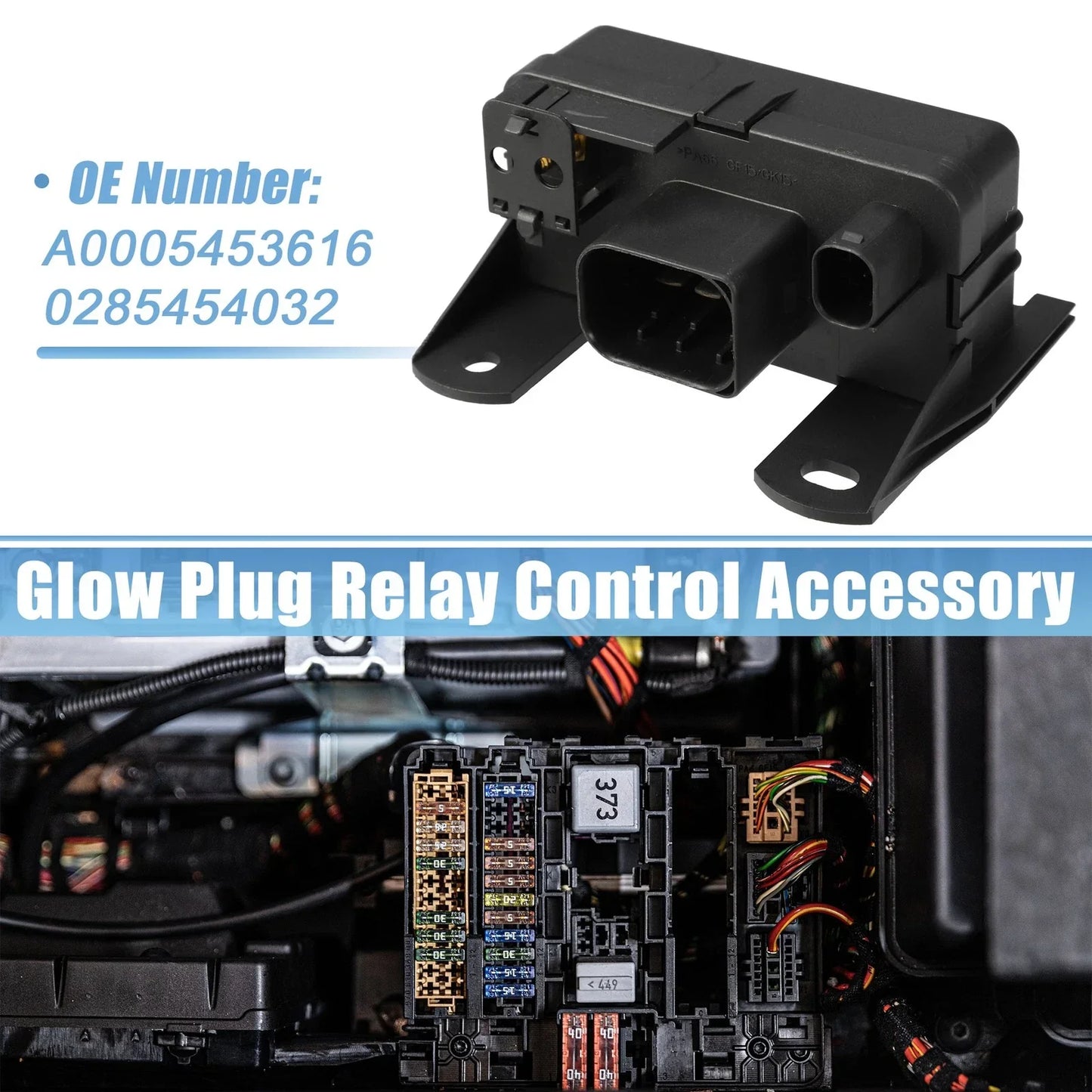 Glow Plug Relay for Mercedes-Benz (A-Class, B-Class, C-Class, E-Class)