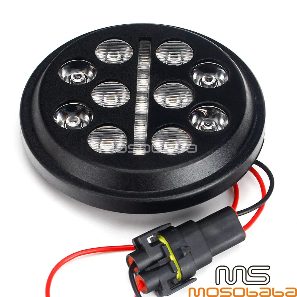 6000K LED Fog Passing Headlight Light for Harley-Davidson