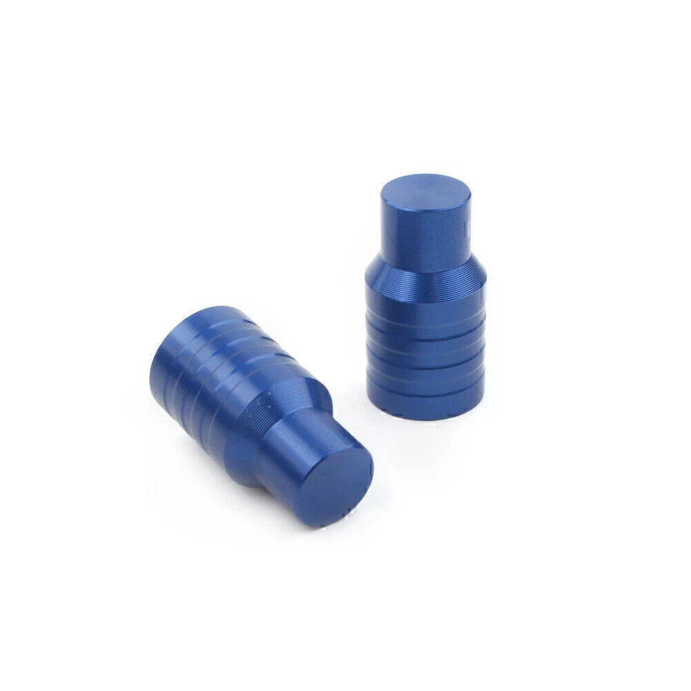 Blue Valve Stem Caps for Motorcycle, Car, Trucks - Universal Wheel Covers
