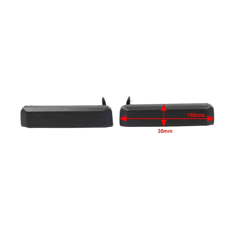 Black Exterior Door Handles for Nissan D21 Pickup (1986-1997)