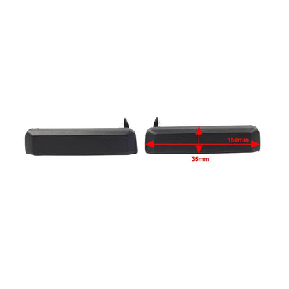 Black Exterior Door Handles for Nissan D21 Pickup (1986-1997)