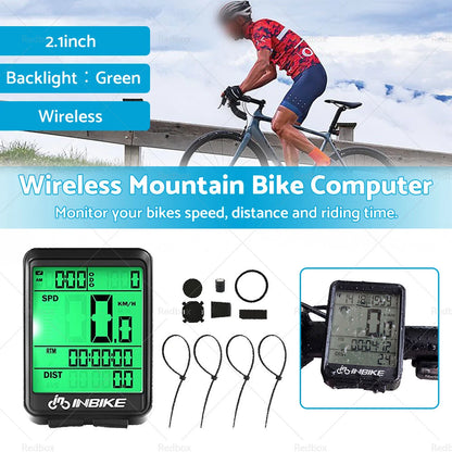 Waterproof Wireless Bicycle Speedometer Odometer for Mountain Bike