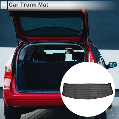 Cargo Liner Rear Trunk Mat for Hyundai Santa Fe 2024-2025 Long Grid Pattern TPE