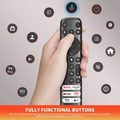 RC813 Voice Control Remote for TCL Google TV (2020-2023)