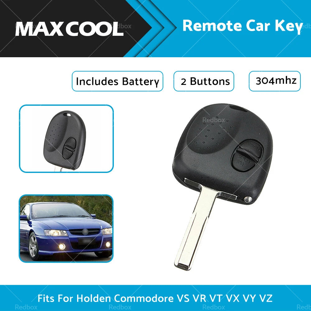Remote Car Key with Chip 2 Buttons for Holden Commodore VS VR VT VX VY VZ