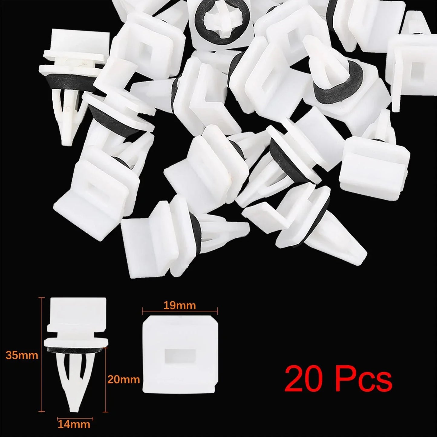 20 x Plastic Rivet Bumper Fastener Clips for Honda Acura (2000-2023)