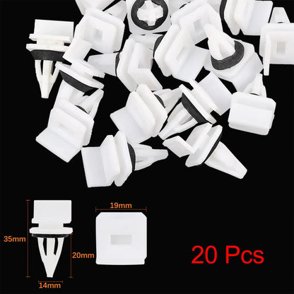 20 x Plastic Rivet Bumper Fastener Clips for Honda Acura (2000-2023)
