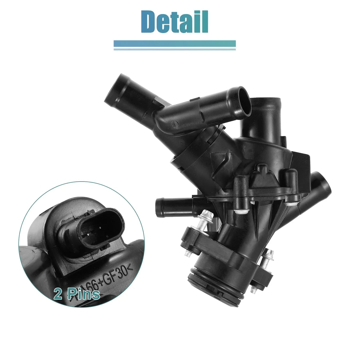 Engine Thermostat Housing Assembly for Mercedes-Benz CLA250 CLA45 (2014-2019)