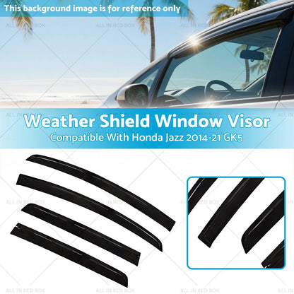4Pcs Window Visors for Honda Jazz (2014-2021)