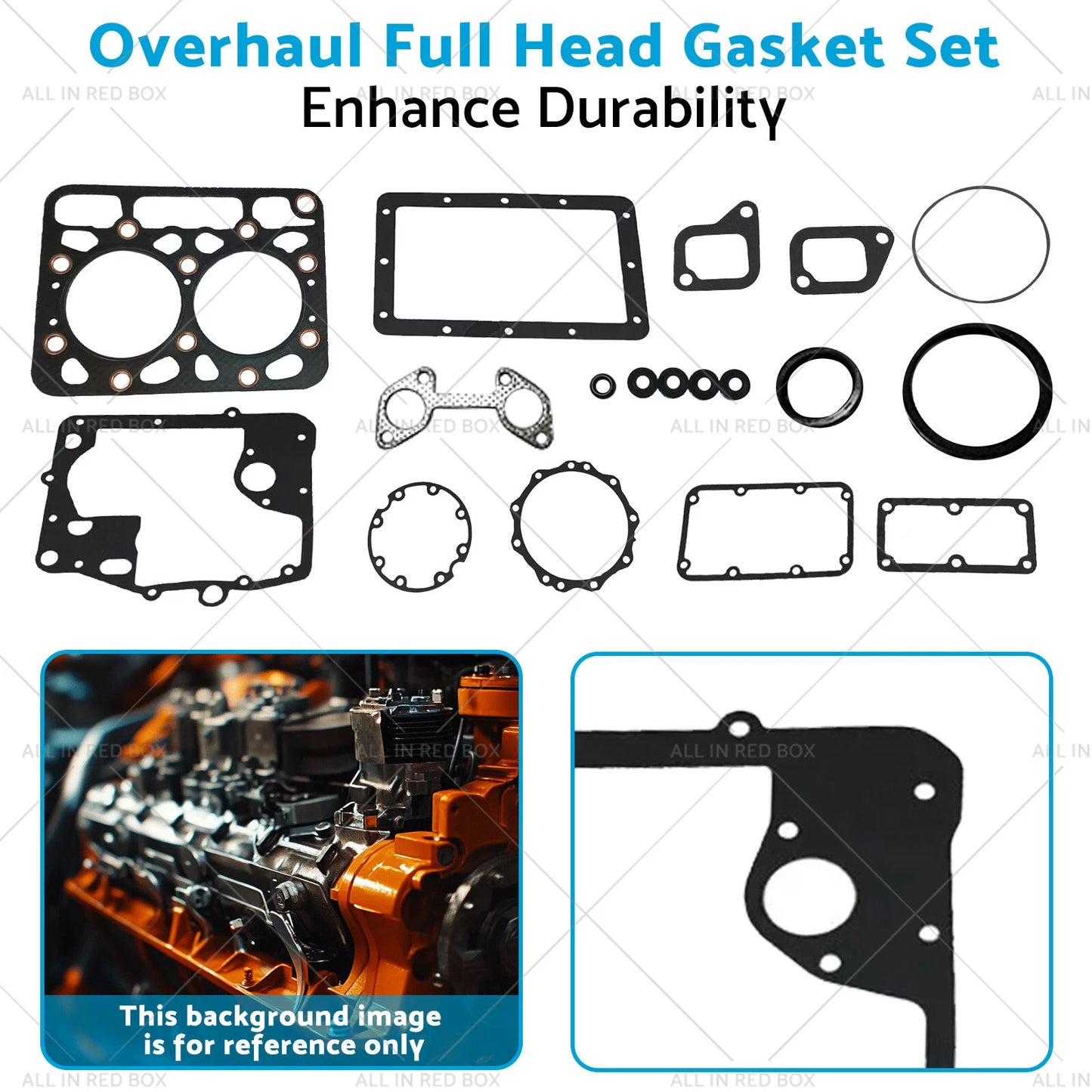 Full Head Gasket Set for Kubota ZB600 Z600 B4200 Diesel