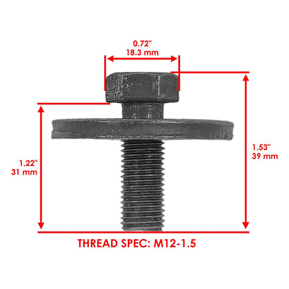 Deck Spindle Pulley Blade Belt Replacement for Husqvarna YTH2048 (2018–2024)