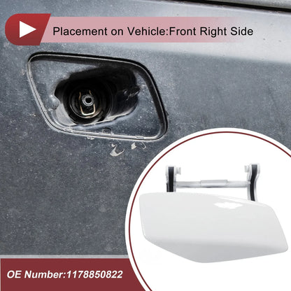 Front Right Washer Nozzle Cover for Mercedes-Benz CLA250 (2014-2019) White