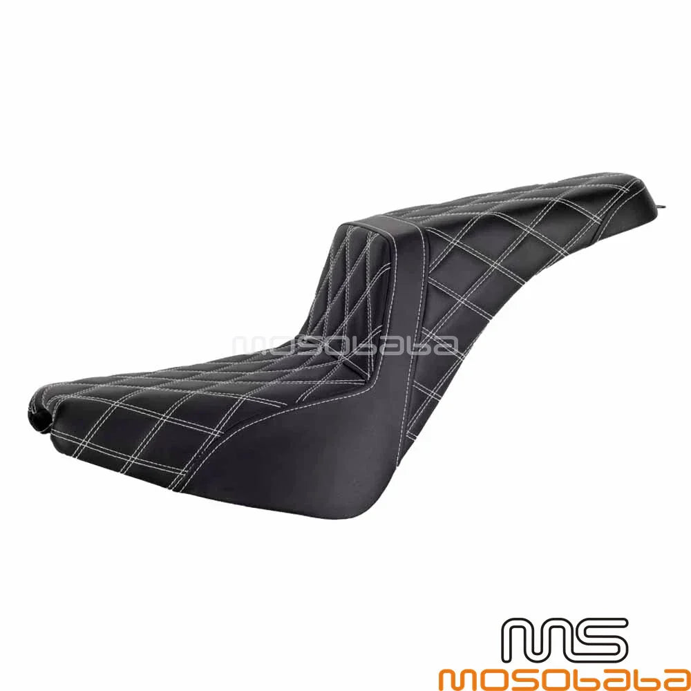 Passenger Driver 2-Up Seat w/ Mount Bolts for Harley Softail FX FL (2018-2022)
