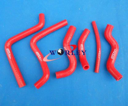 Aluminum Radiator & 6 Hose Set for Honda CR125R CR125 (2000-2001)