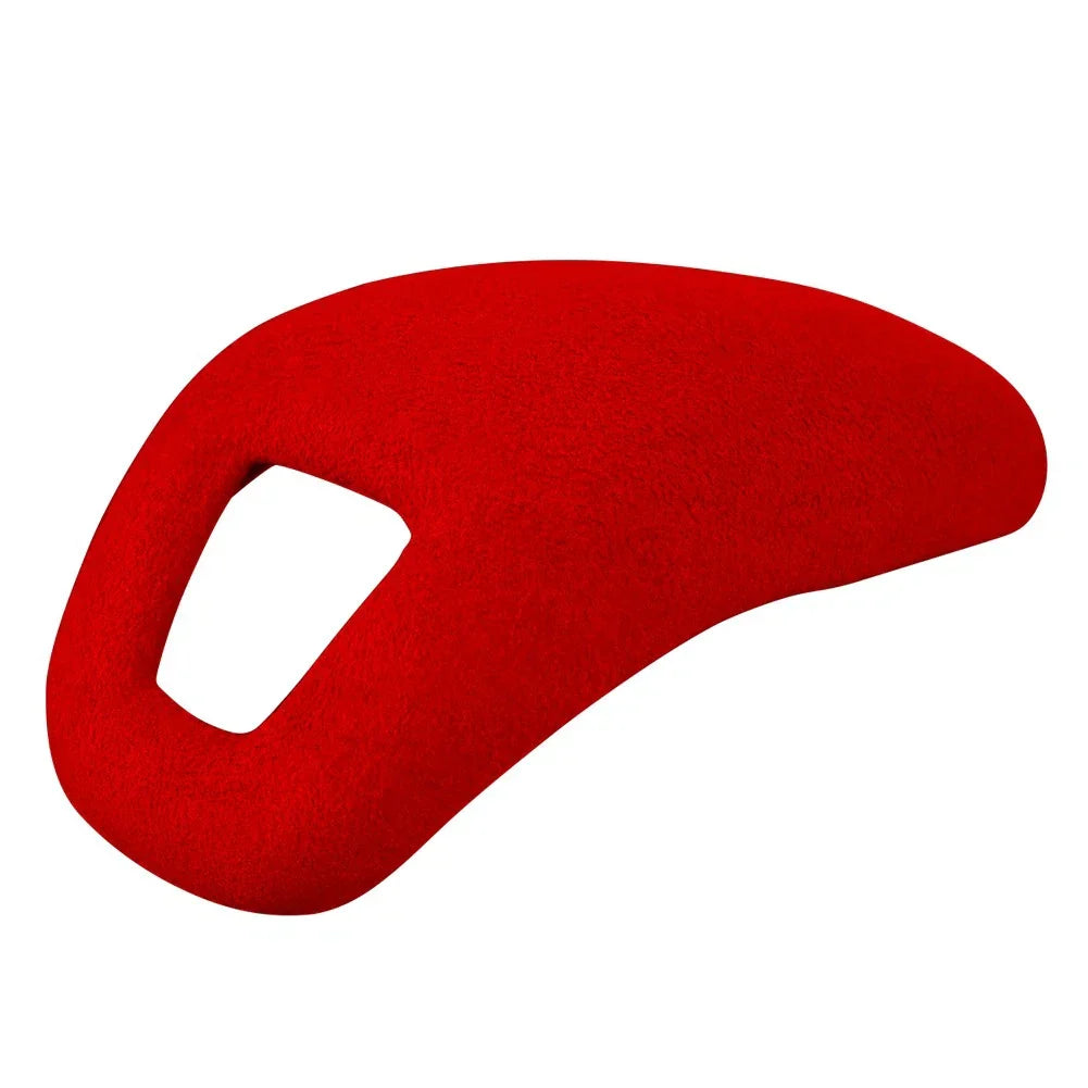 Red Center Console Gear Shift Knob Cover Trim for Porsche Cayenne (2018-2025)