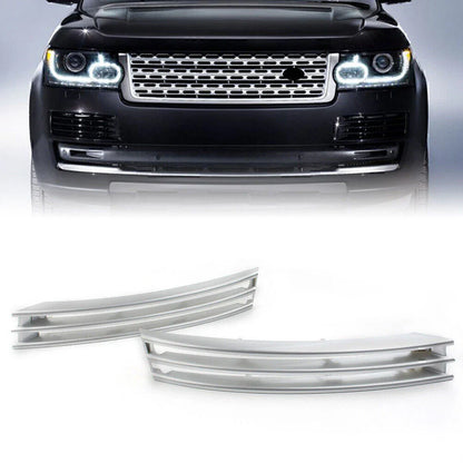 Silver Front Bumper Grilles for Land Rover Range Rover L405 (2013-2017)