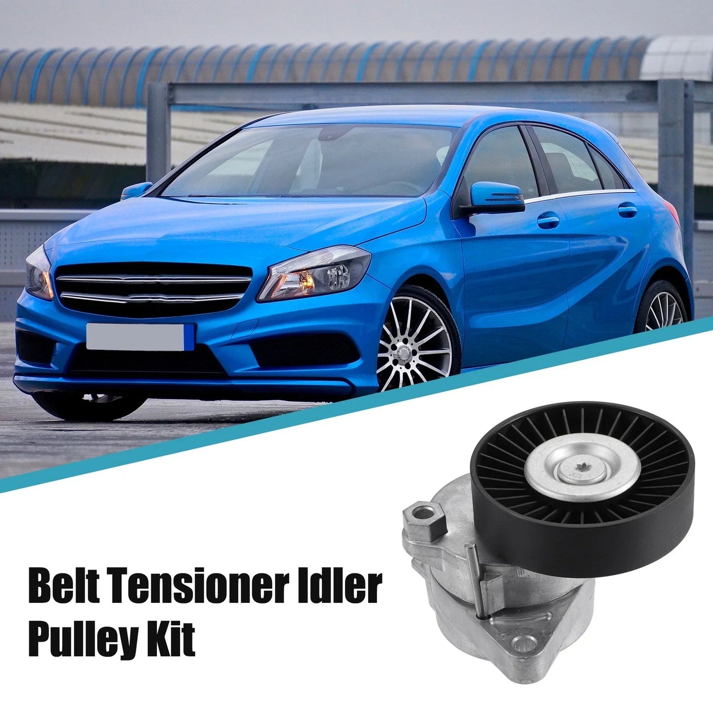 Belt Tensioner Pulley Assembly Set for Mercedes-Benz C280 C320 (2001-2005)