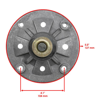 Caltric Deck Spindle Blade And Belt Replacement Kit for John Deere LA145 (1990–2001)