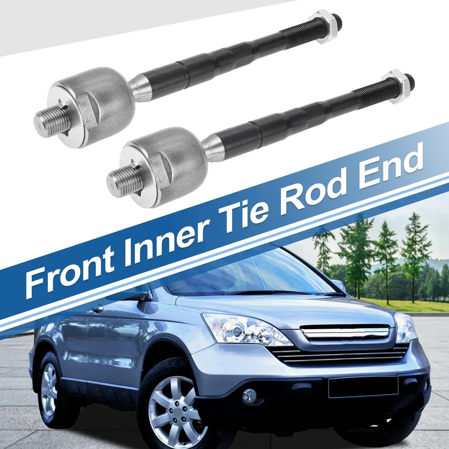 2 x Front Inner Tie Rod End Links for Honda Odyssey (2005-2010)