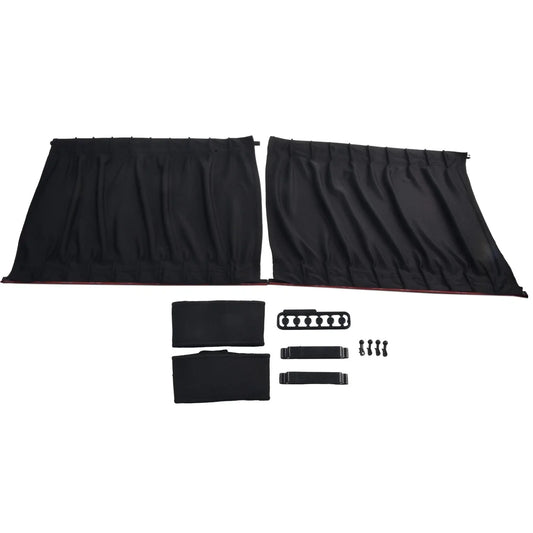 2pcs Set 50x39cm Vehicle Car Van SUV Window Curtain Anti-UV Sunshade Visor