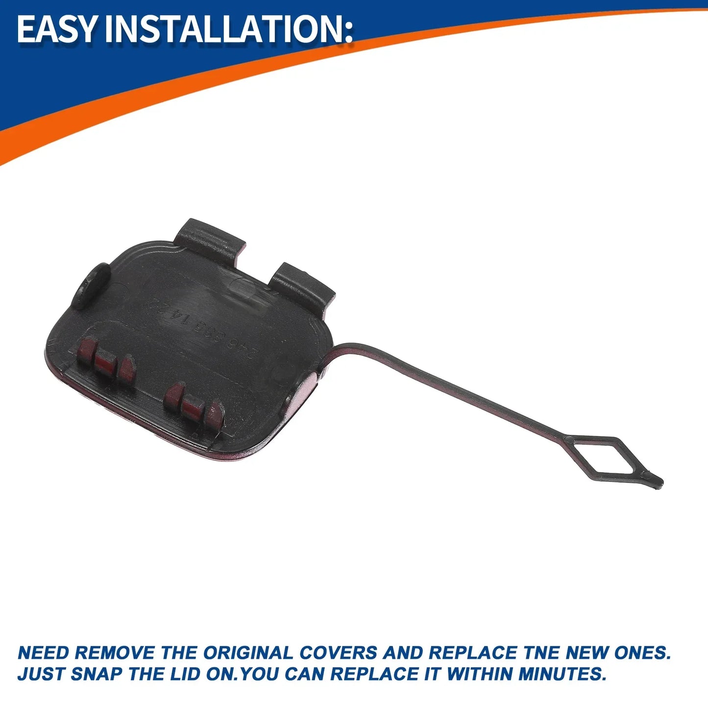 Rear Tow Hook Cover for Mercedes-Benz B-Class W246 (2012-2019) Red