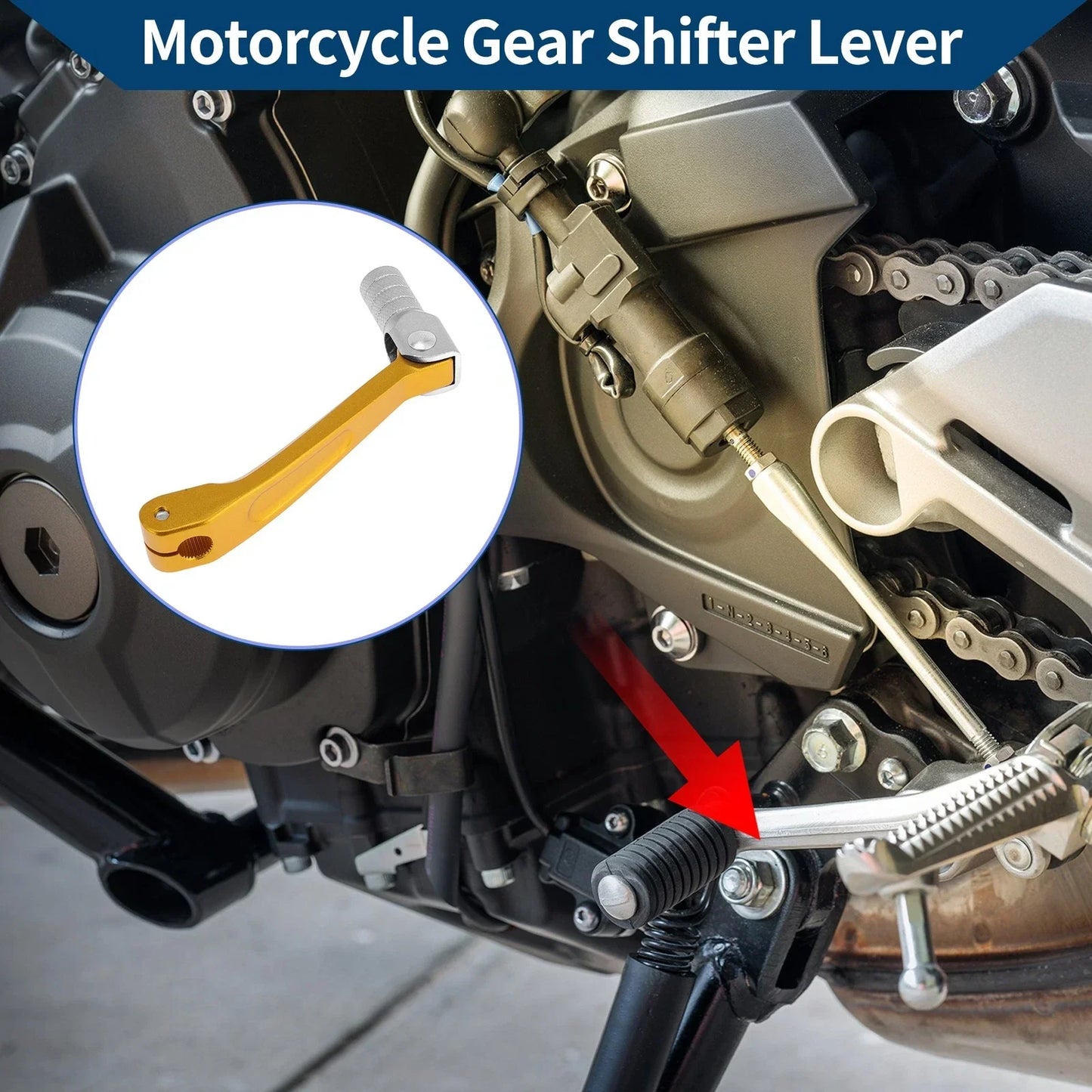 Folding Motorcycle Gear Shifter Lever for Honda CRF150F (2003-2023)