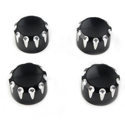 4 x Black Engine Screw Topper Cover Head Bolt Caps for Harley 883